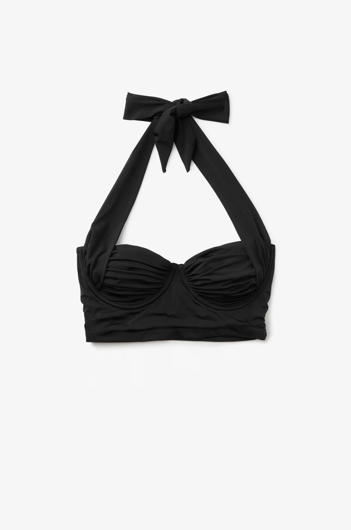 Badetøy | Haven Midi Top Pearl Black